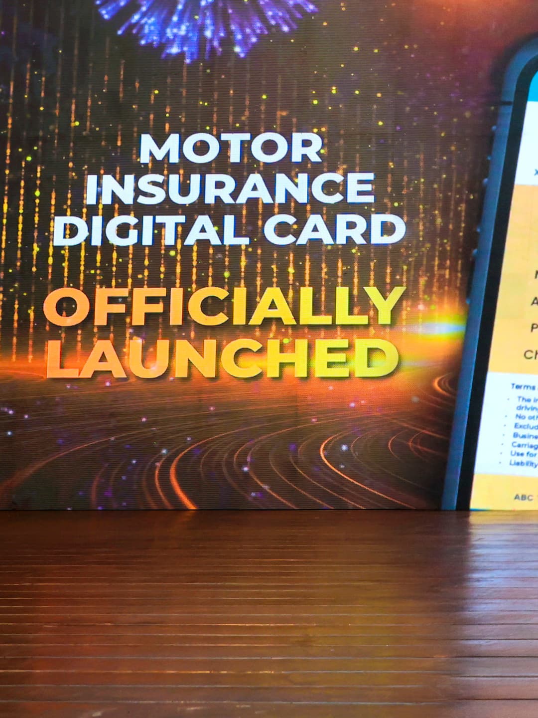 The launch of Digital Motor Card 
